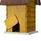 Glitzhome® 12" Retro Yellow Distressed Cottage Birdhouse